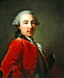 Porträt von Marquis Edouard Jean de Luker, 1756